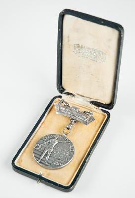 Lot #6013 Daniel Frank's St. Louis 1904 Olympics Silver Winner's Medal - Image 3