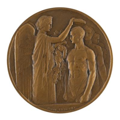 Lot #6024 Paris 1924 Summer Olympics Participation Medal