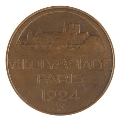 Lot #6024 Paris 1924 Summer Olympics Participation Medal - Image 2