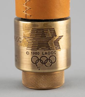 Lot #6121 Los Angeles 1984 Summer Olympics Torch and Volunteer Participation Medal - Image 3