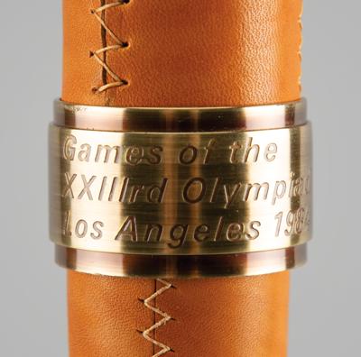 Lot #6121 Los Angeles 1984 Summer Olympics Torch and Volunteer Participation Medal - Image 5