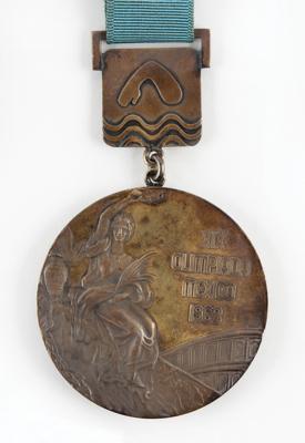Lot #6087 Mexico 1968 Summer Olympics Gold Winner's Medal - Image 3