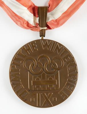 Lot #6071 Innsbruck 1964 Winter Olympics Bronze Winner's Medal - Image 4