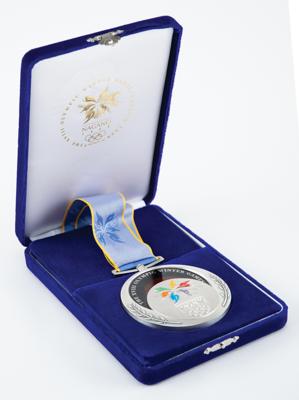 Lot #6159 Nagano 1998 Winter Olympics Silver Winner's Medal