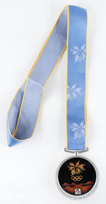 Lot #6159 Nagano 1998 Winter Olympics Silver Winner's Medal - Image 3