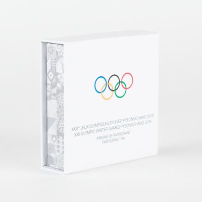 Lot #6181 PyeongChang 2018 Winter Olympics Athlete's Participation Pin - Image 5