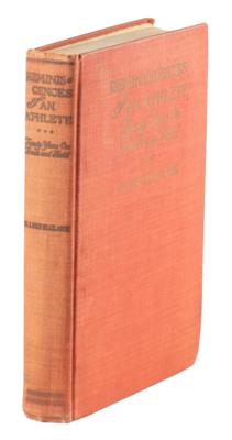 Lot #6006 Ellery Harding Clark, 1896 Athens Olympic Champion: First Edition of Reminiscences of an Athlete - Image 3