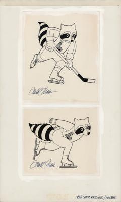 Lot #6109 Lake Placid 1980 Winter Olympics Mascot Designs Signed by Creator Don Moss