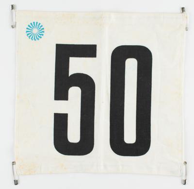 Lot #6094 Munich 1972 Summer Olympics Competitor's Number