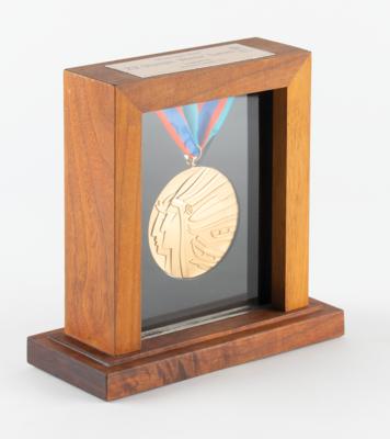 Lot #6131 Calgary 1988 Winter Olympics Gold Sample Winner's Medal