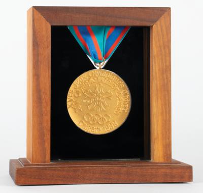 Lot #6131 Calgary 1988 Winter Olympics Gold Sample Winner's Medal - Image 4