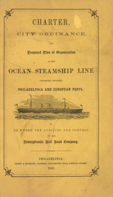Lot #187 Philadelphia: Ocean Steamship Line Charter Booklet - Image 2