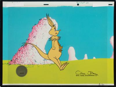 Lot #451 Jane and Rudy Kangaroo production cel from Horton Hears a Who! Signed by Chuck Jones