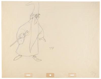 Lot #457 Merlin Production drawing from The Sword in the Stone - Image 1