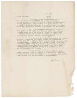 Lot #479 William Faulkner Typed Letter Signed