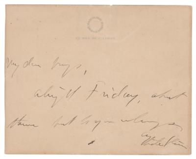 Lot #502 Gertrude Stein Autograph Letter Signed - Image 1