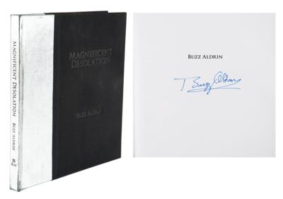 Lot #350 Buzz Aldrin Signed Book - Image 1