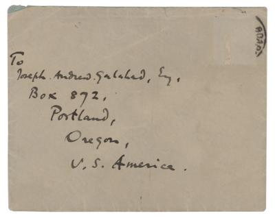 Lot #492 John Masefield Autograph Letter Signed - Image 5
