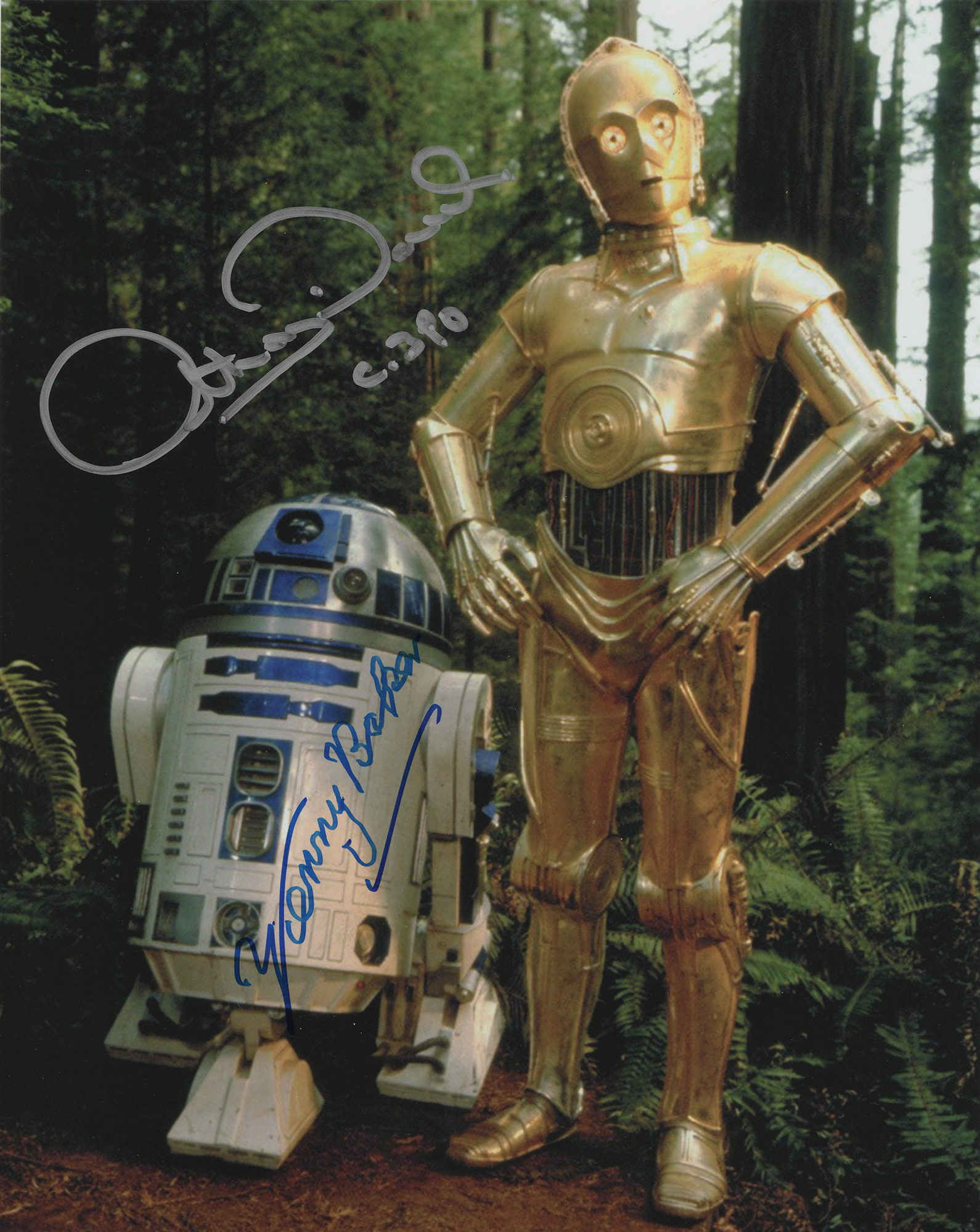 Lot #746 Star Wars: Baker and Daniels Signed Photograph