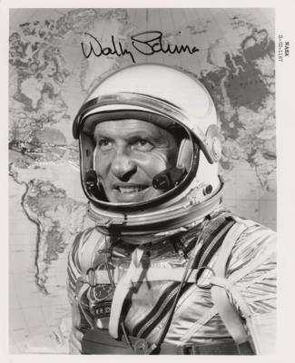 Lot #376 Wally Schirra Signed Photograph