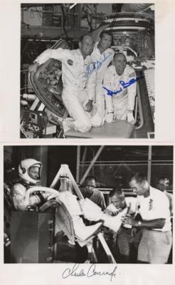 Lot #352 Apollo 12 (2) Signed Photographs