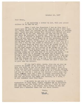 Lot #197 Melvin Purvis Typed Letter Signed - Image 1