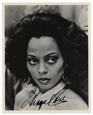 Lot #642 Diana Ross Signed Photograph