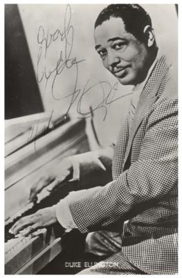 Lot #571 Duke Ellington Signed Photograph - Image 1