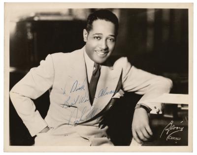 Lot #572 Duke Ellington Signed Photograph