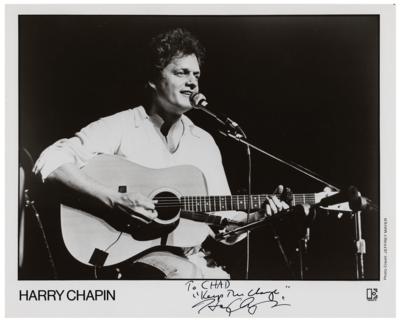 Lot #591 Harry Chapin Signed Photograph