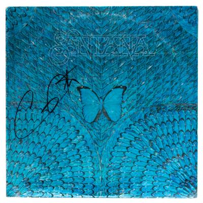Lot #646 Carlos Santana Signed Album