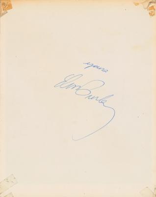 Lot #537 Elvis Presley Signed Photograph