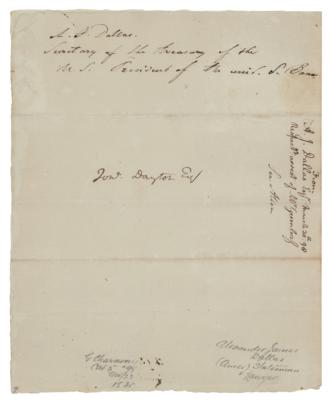Lot #102 Alexander J. Dallas Autograph Letter Signed - Image 2