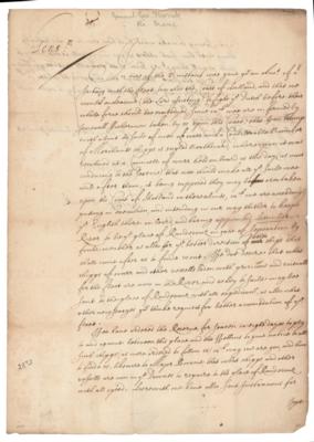 Lot #311 Richard Deane and George Monck, 1st Duke of Albemarle Letter Signed
