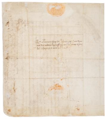 Lot #40 King Henry VII Letter Signed - Image 2