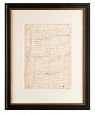Lot #3 Alexander Hamilton Handwritten Manuscript - Image 2