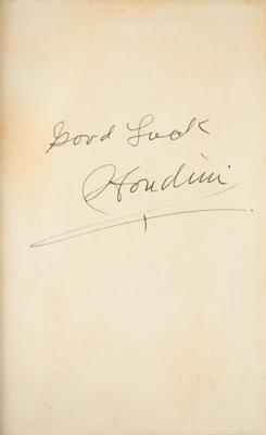 Lot #673 Harry Houdini Signed Book - Image 2