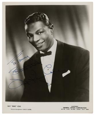 Lot #565 Nat King Cole Signed Photograph