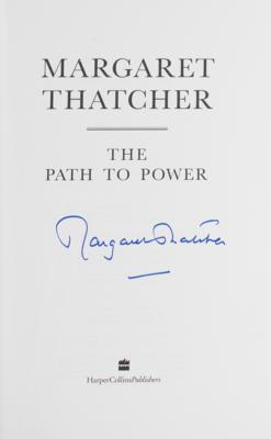 Lot #218 Margaret Thatcher (2) Signed Books - Image 2