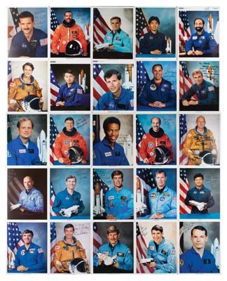 Lot #384 Space Shuttle Astronauts (25) Signed Photographs