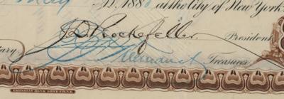 Lot #10 John D. Rockefeller and Henry M. Flagler Signed Stock Certificate - Image 3