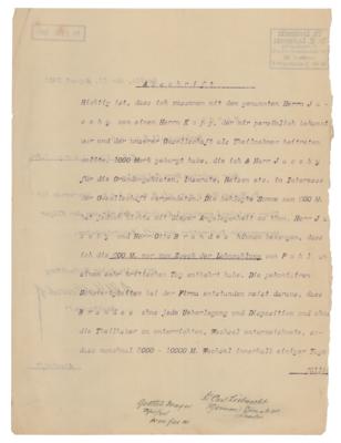 Lot #26 Karl Liebknecht Typed Letter Signed