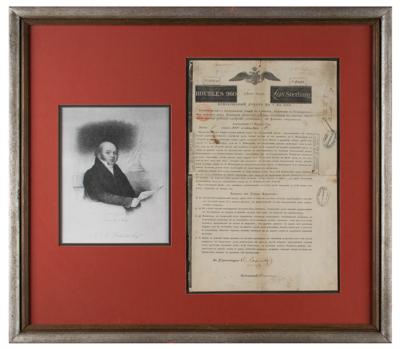 Lot #11 Nathan Mayer Rothschild Signed Russian Imperial Bond