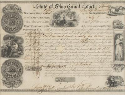 Lot #254 State of Ohio Canal Bond - Image 1