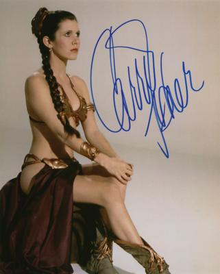 Lot #748 Star Wars: Carrie Fisher Signed Photograph