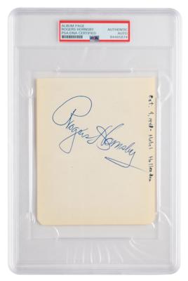 Lot #813 Rogers Hornsby Signature