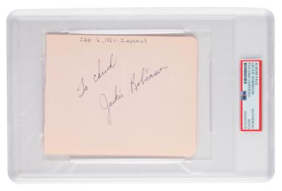 Lot #791 Jackie Robinson Signature
