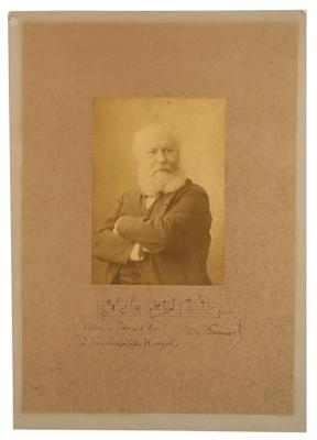 Lot #509 Charles Gounod Signed Photograph