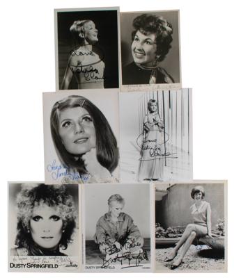 Lot #656 British Female Singers (7) Signed Photographs - Image 1