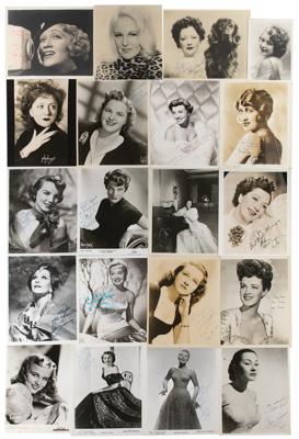 Lot #573 Female Vocalists (20) Signed Photographs